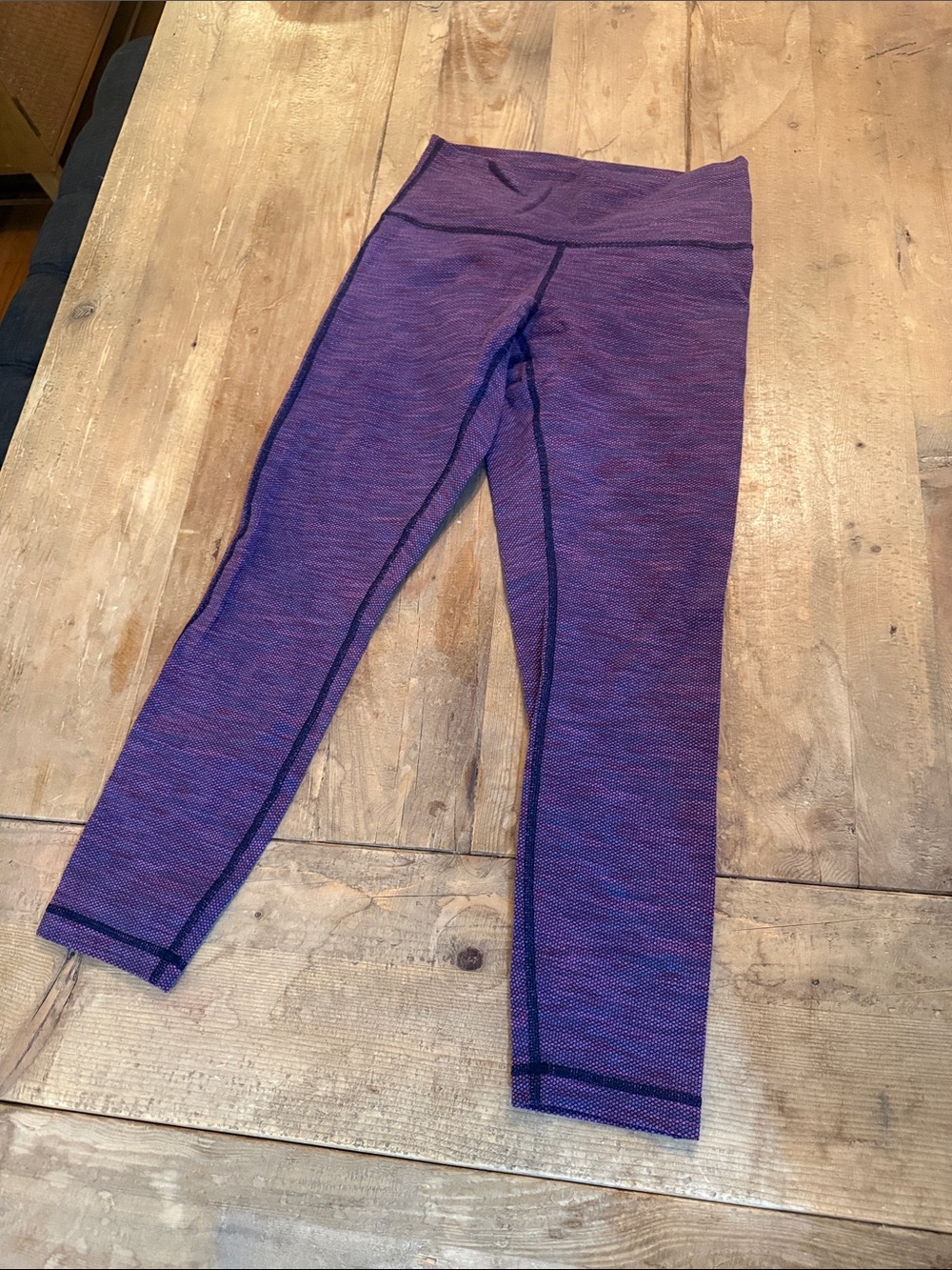 lululemon athletica Purple Space-Dyed Performance Leggings